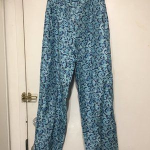 ADRIANNA PAPELL SILK PANTS SIZE 12